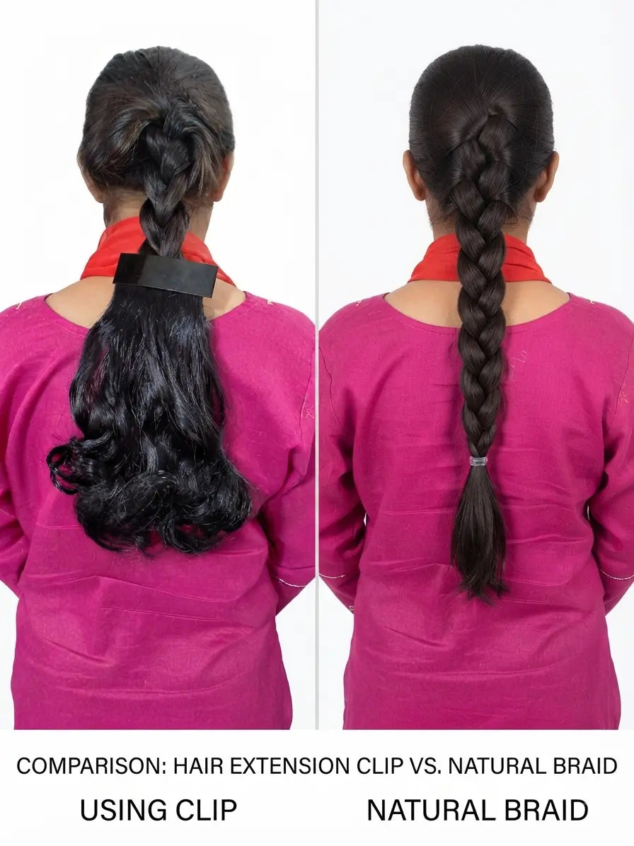 Instantly transform your hairstyle with our 10 Inch Ponytail Hair Extension. ss hair